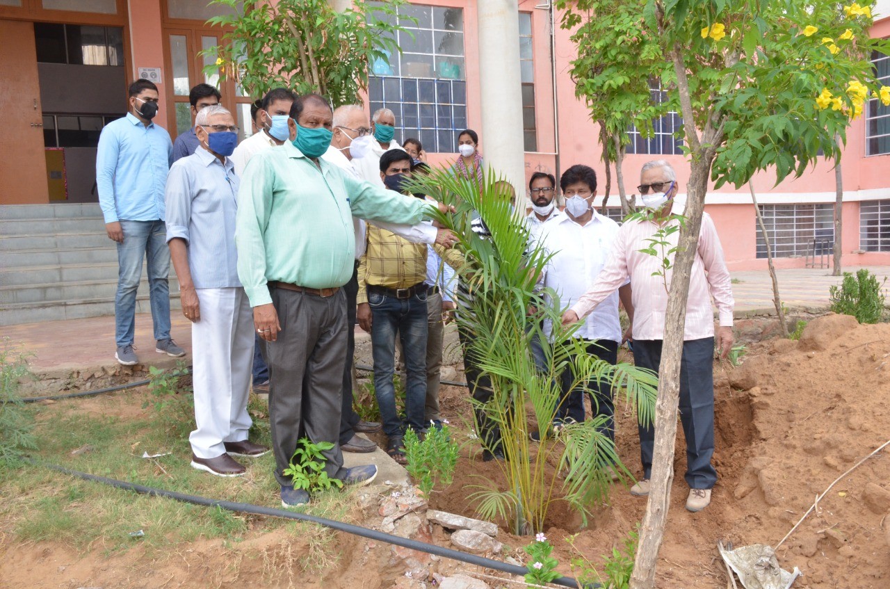 Tree plantation in MJFCVS on 13 July 2021